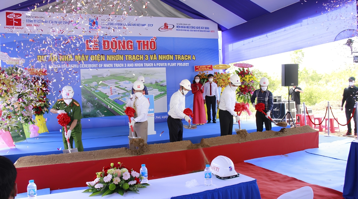 LỄ ĐỘNG THỔ DỰ ÁN NHÀ MÁY ĐIỆN NHƠN TRẠCH 3 VÀ NHƠN TRẠCH 4